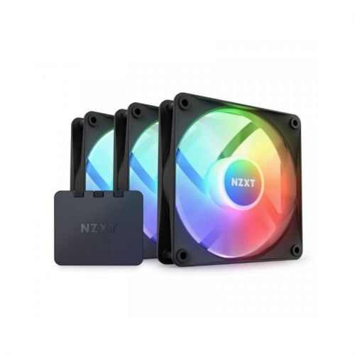 FAN CASE TẢN NHIỆT NZXT F120 RGB CORE TRIPLE PACK BLACK W/RGB CONTROLLER
